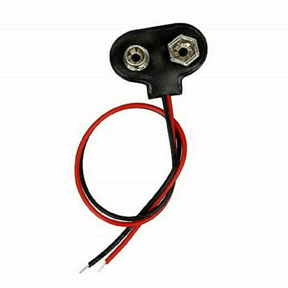 New Pack of 10 9V Battery Connector Snap Clip Wire Connector Lead Holder T Type