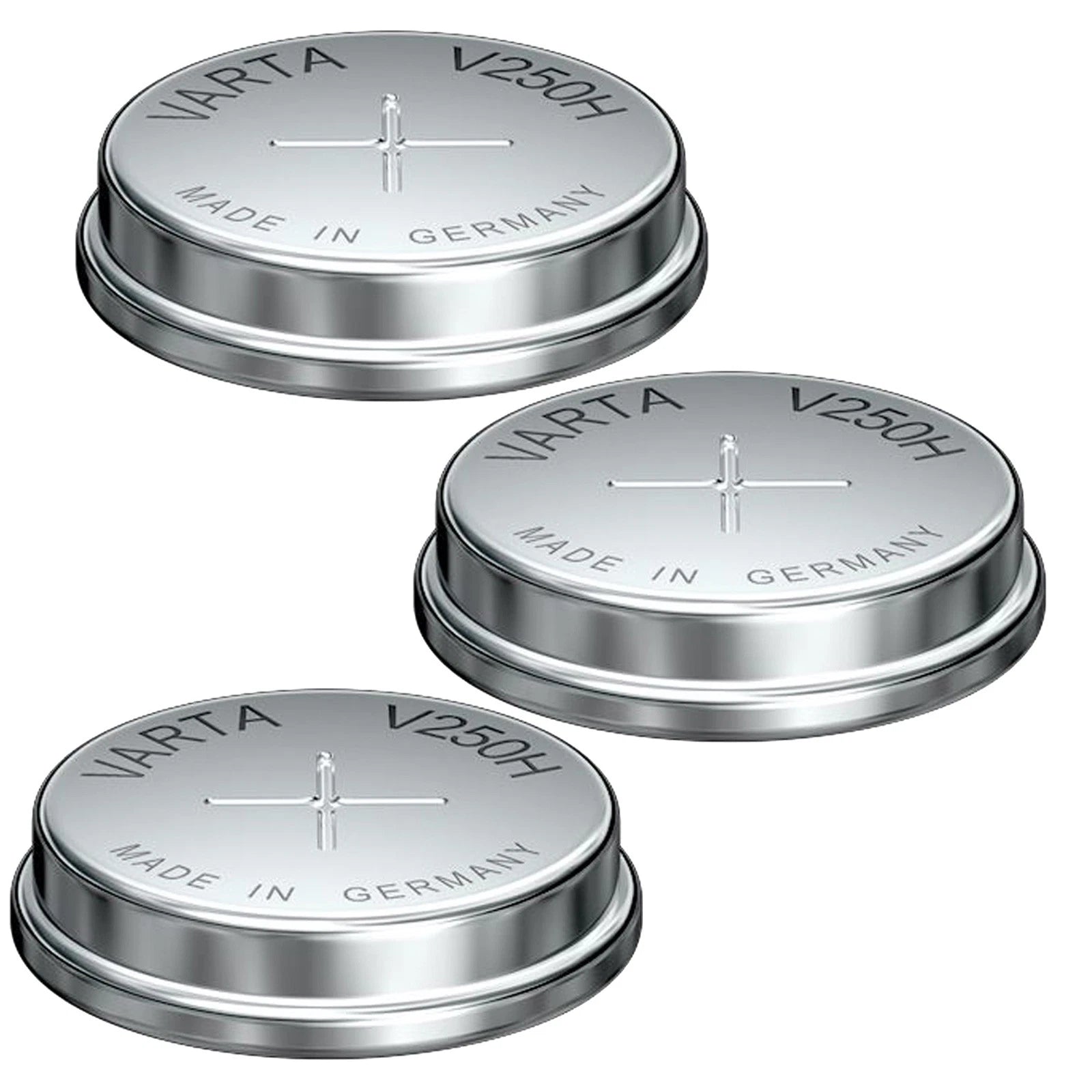 3x VARTA V250H 1.2V 250mAh Button Battery 55625101501 For MBU, Sensor Network