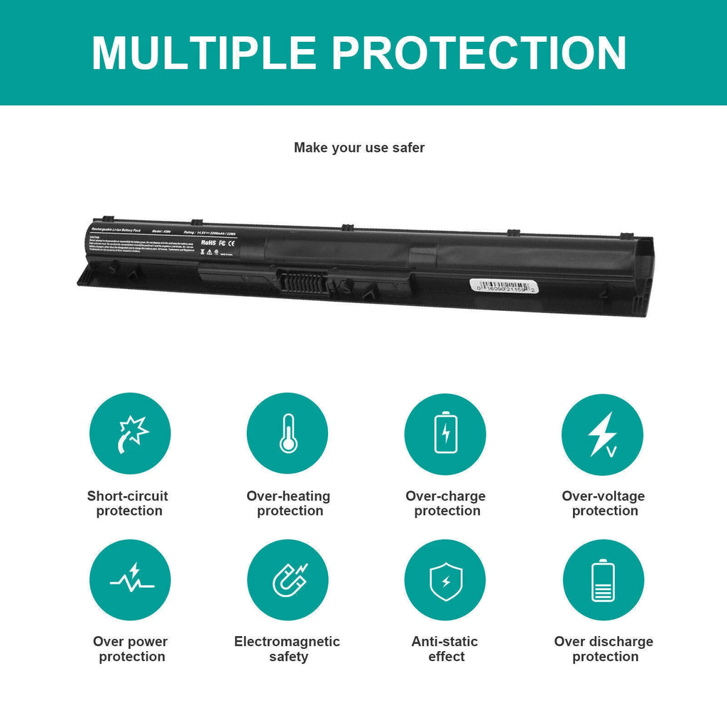 KI04 Battery For HP Pavilion 14/15/17-AB000 HSTNN-LB6S/DB6T 800049-001