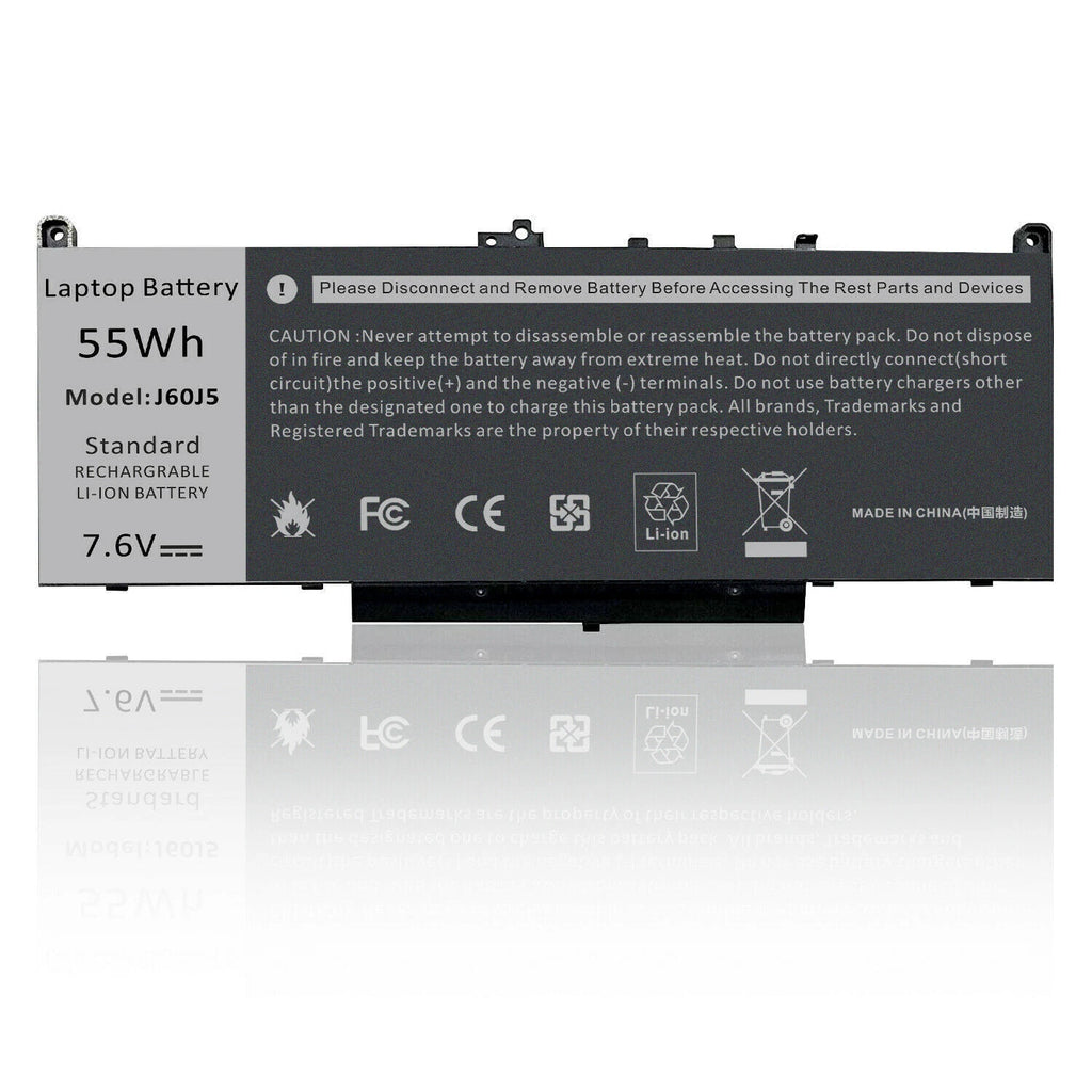 E7470 E7270 Battery for Dell Latitude E7470 E7270 7470 7270 J60J5 7.6V-55Wh