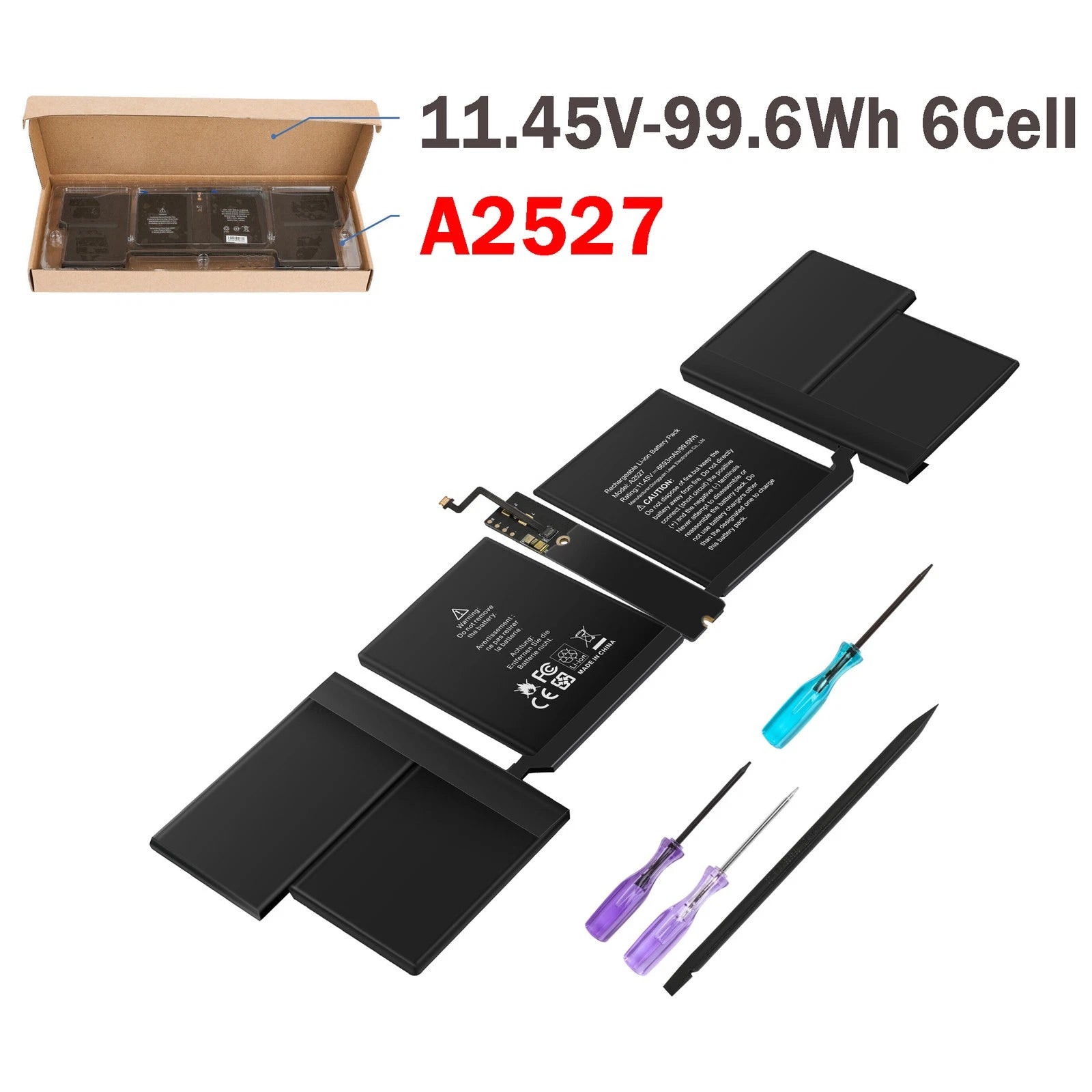Battery A2527 For Apple MacBook Pro 16" A2485 Late2021 EMC 3651 MK183LL/A 99.6WH