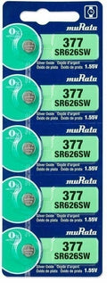5 NEW SONY (Murata) 377 SR626SW SR66 V377 watch battery EXP 10/2022 - USA Seller