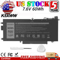 K5XWW Battery For Dell Latitude 7389 7390 L3180 5285 5289 2 in 1 71TG4 60Wh New