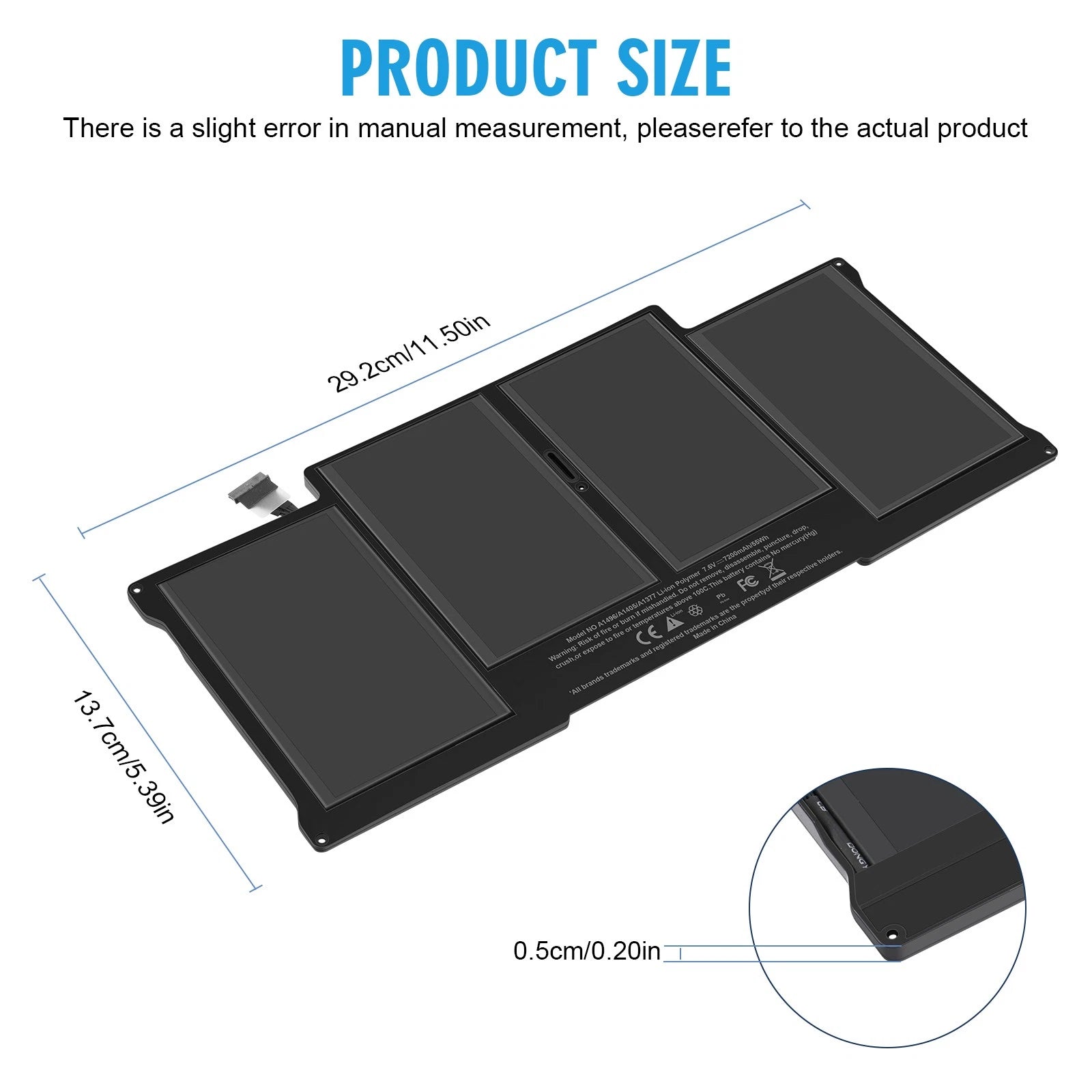 ?LOT A1496 A1466 Battery for Apple MacBook Air 13''A1405 A1369 2014 2015 2017