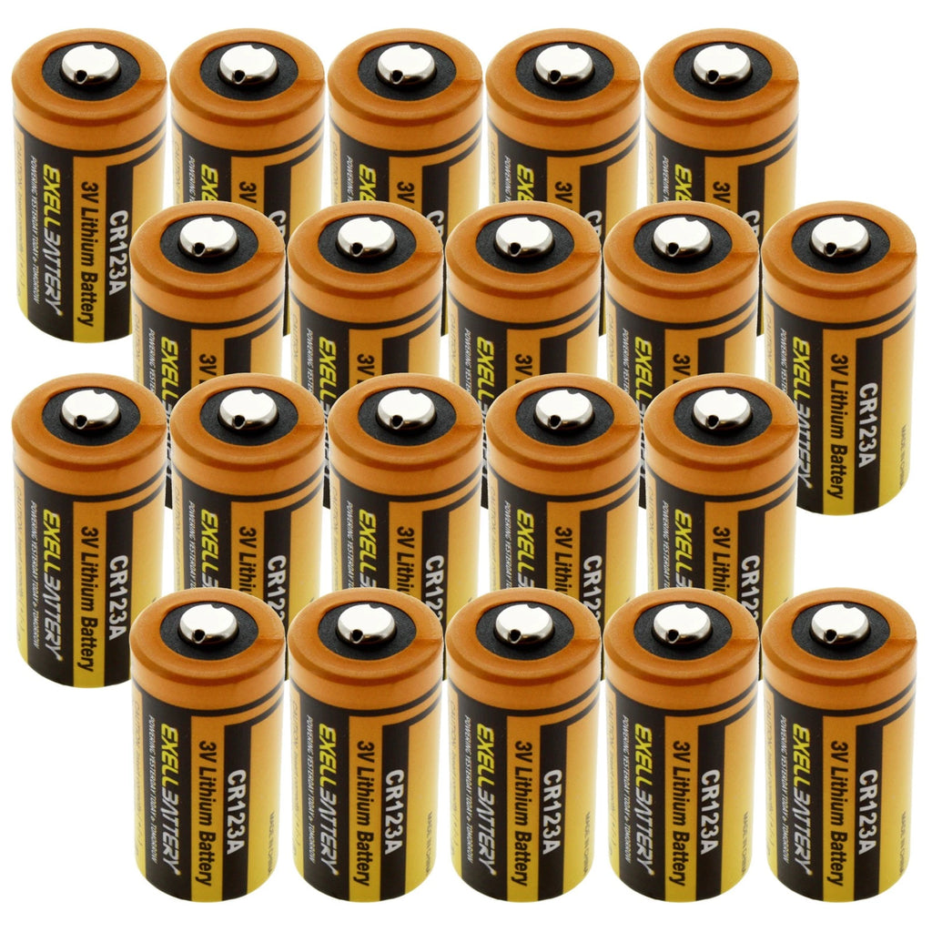 20X 3.0V 1700mAh CR123A Lithium Battery Fits Canon EOS Rebel G Film Camera