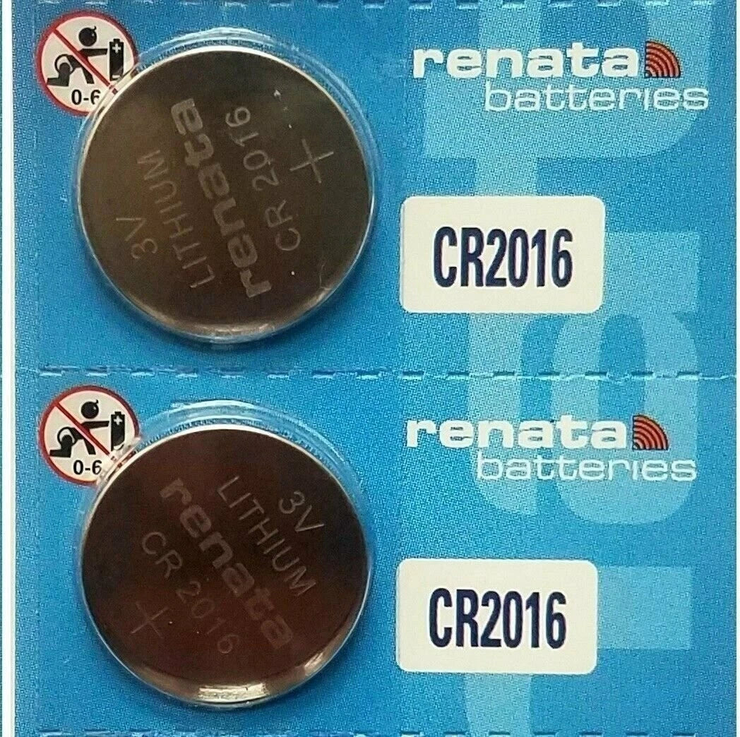 CR 2016 RENATA WATCH BATTERY (2 piece) ECR2016 FREE SHIPPING Authorized Seller