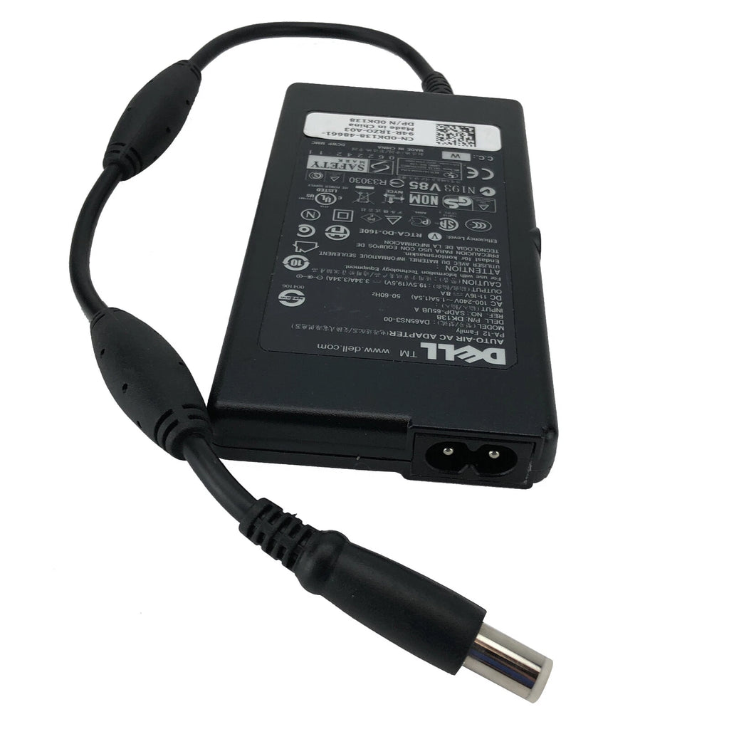 NEW Genuine Dell Slim Auto Air AC Adapter 19.5V 3.34A DA65NS3-00 Charger 7.4mm