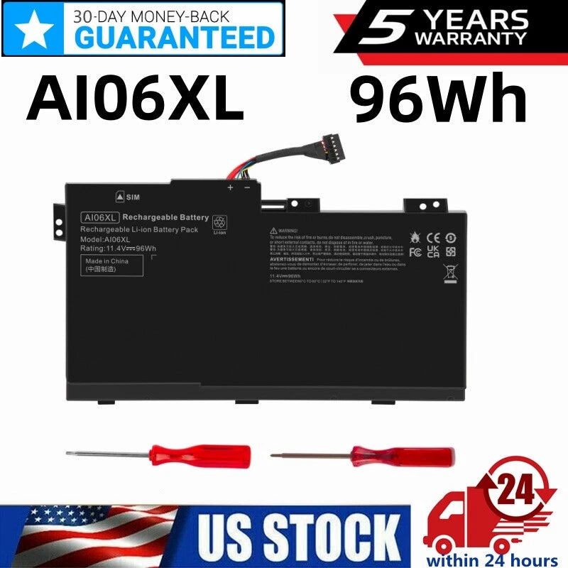96Wh AI06XL BATTERY FOR HP ZBook 17 G3 HSTNN-C86C 808451-002 808397-421 US