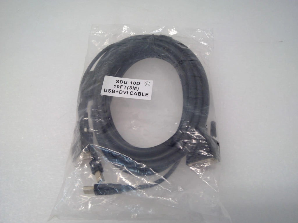 Universal SDU-10D 10ft Dvi-d M/m W/ Usb A/b Dual Cabl Link 2-in-one Kvm Cable