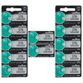 Murata SR626SW 377 28mAh 1.55V Silver Oxide Watch Battery - 12 Pieces Tear Strip