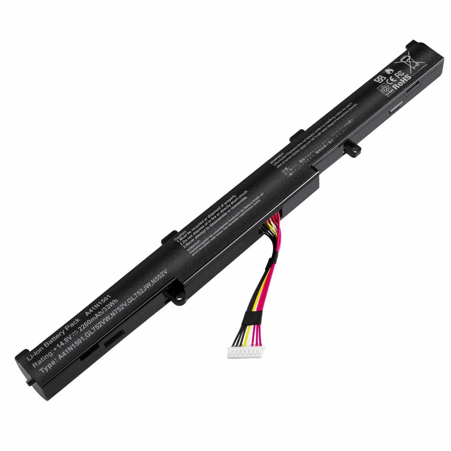 A41N1611 Battery For Asus GL553VD GL553VW GL553VE GL753V FX53VD ZX53V