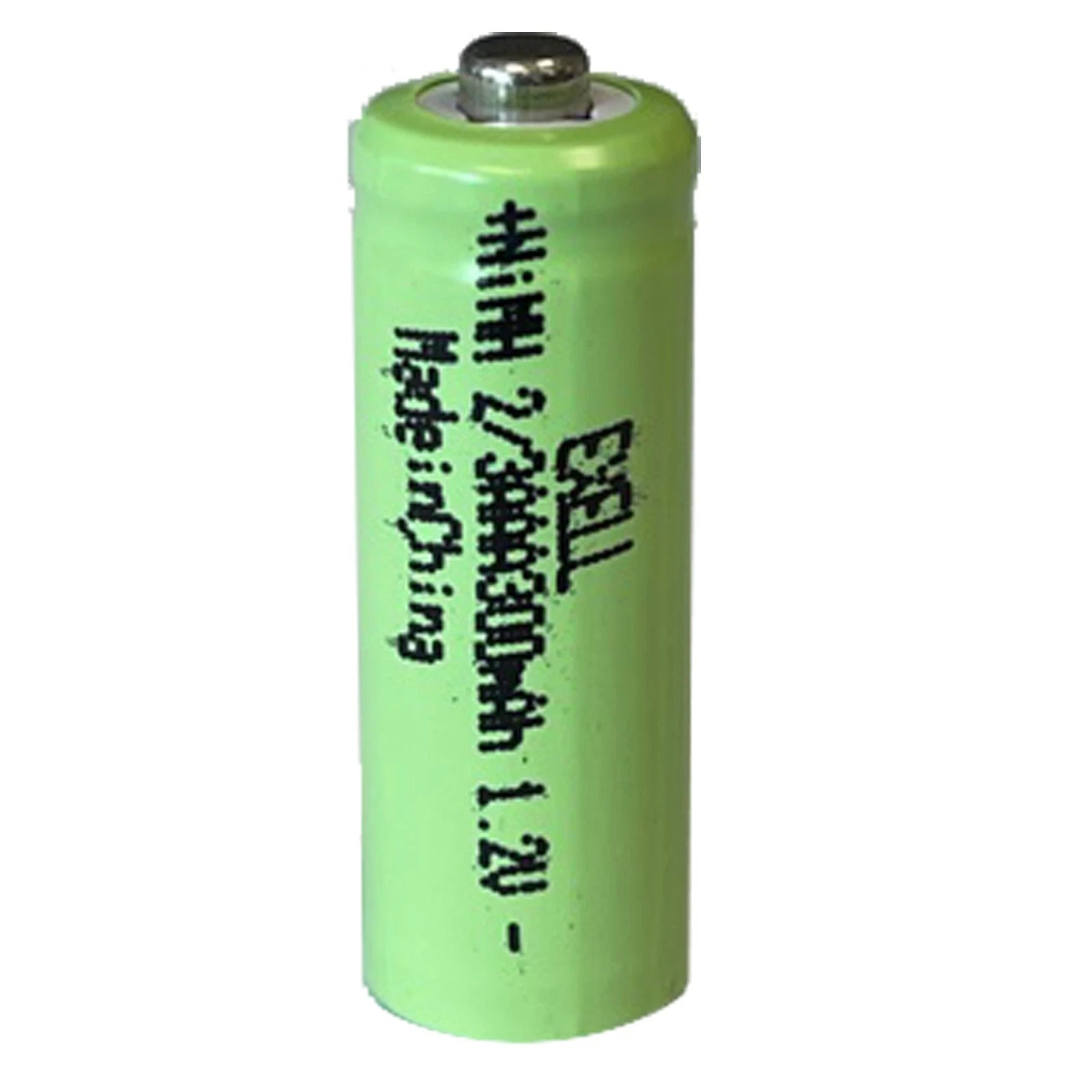 Exell 1.2V 2/3AAA 300mAh NiMH Rechargeable Button Top Battery