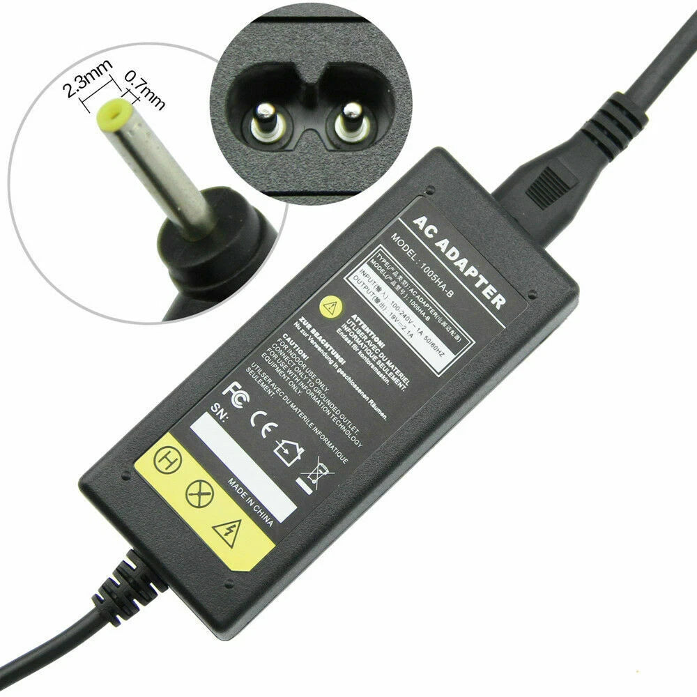 AC CHARGER ADAPTER FOR ASUS EEE PC 1011PX 1015P 1016P 1016PT 1018P 1104HA 1106HA