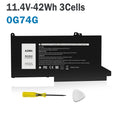 0G74G 2PFPW Battery For Dell Latitude 5300 5310 7300 7400 P97G001 P97G002 P97G