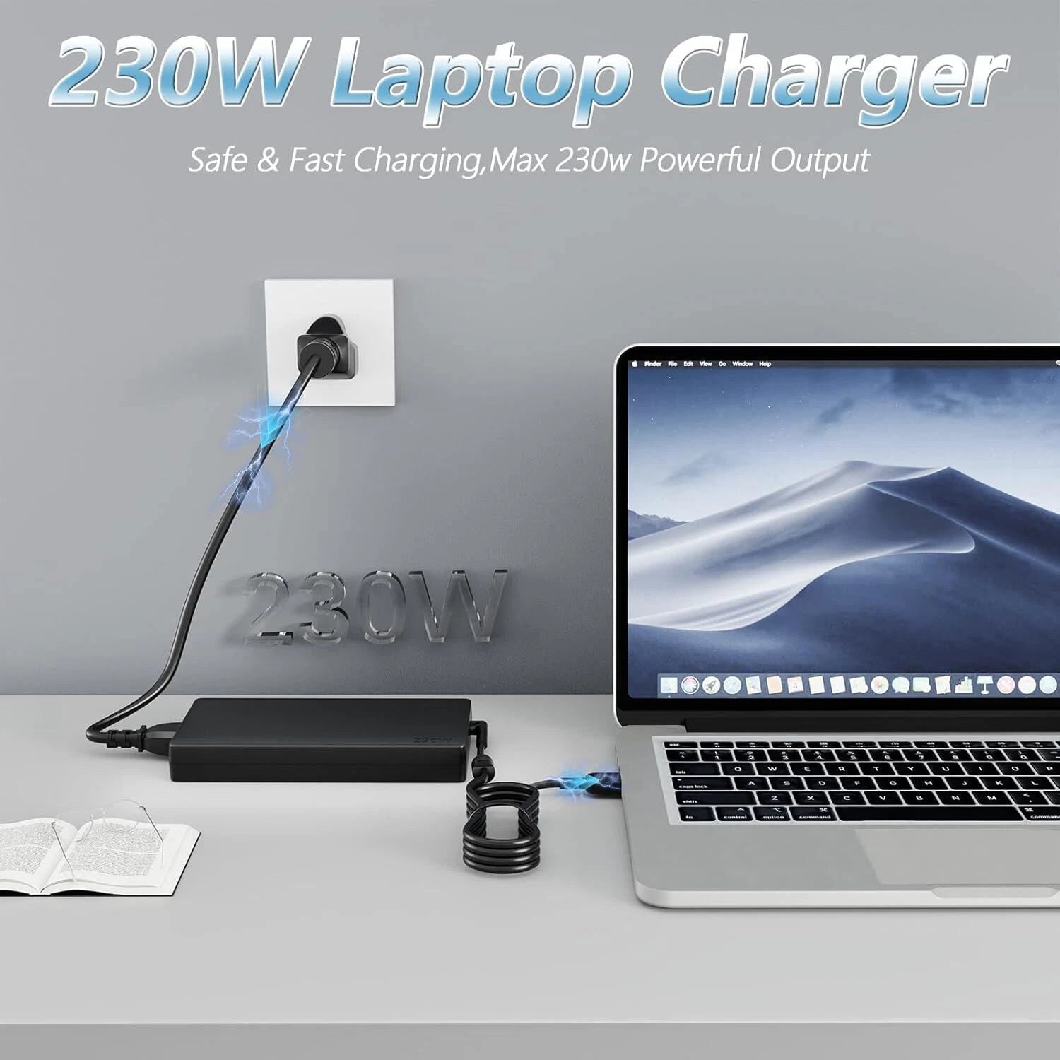 230W Slim Charger For Lenovo Legion 5/7/5P/C7/Y900 Laptop Power Supply Adapter