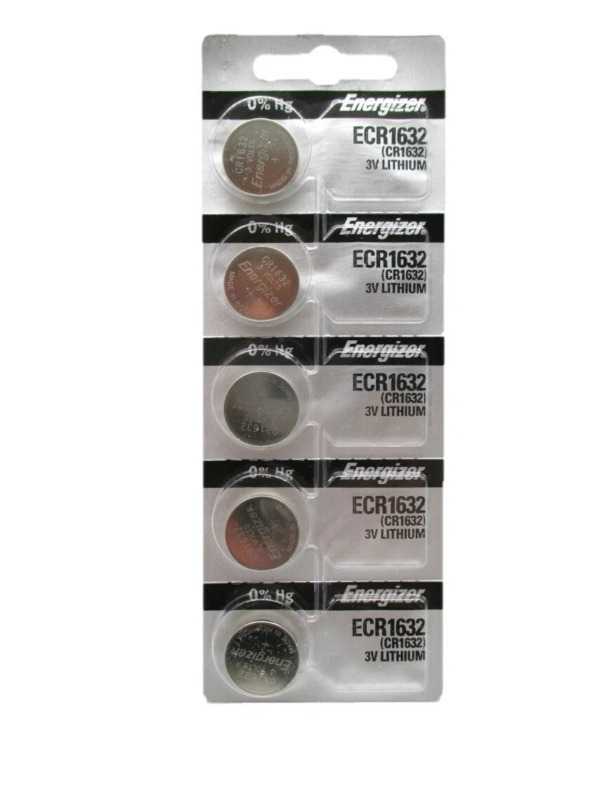5 ENERGIZER CR1632 1632 ECR1632 LITHIUM 3V BATTERIES