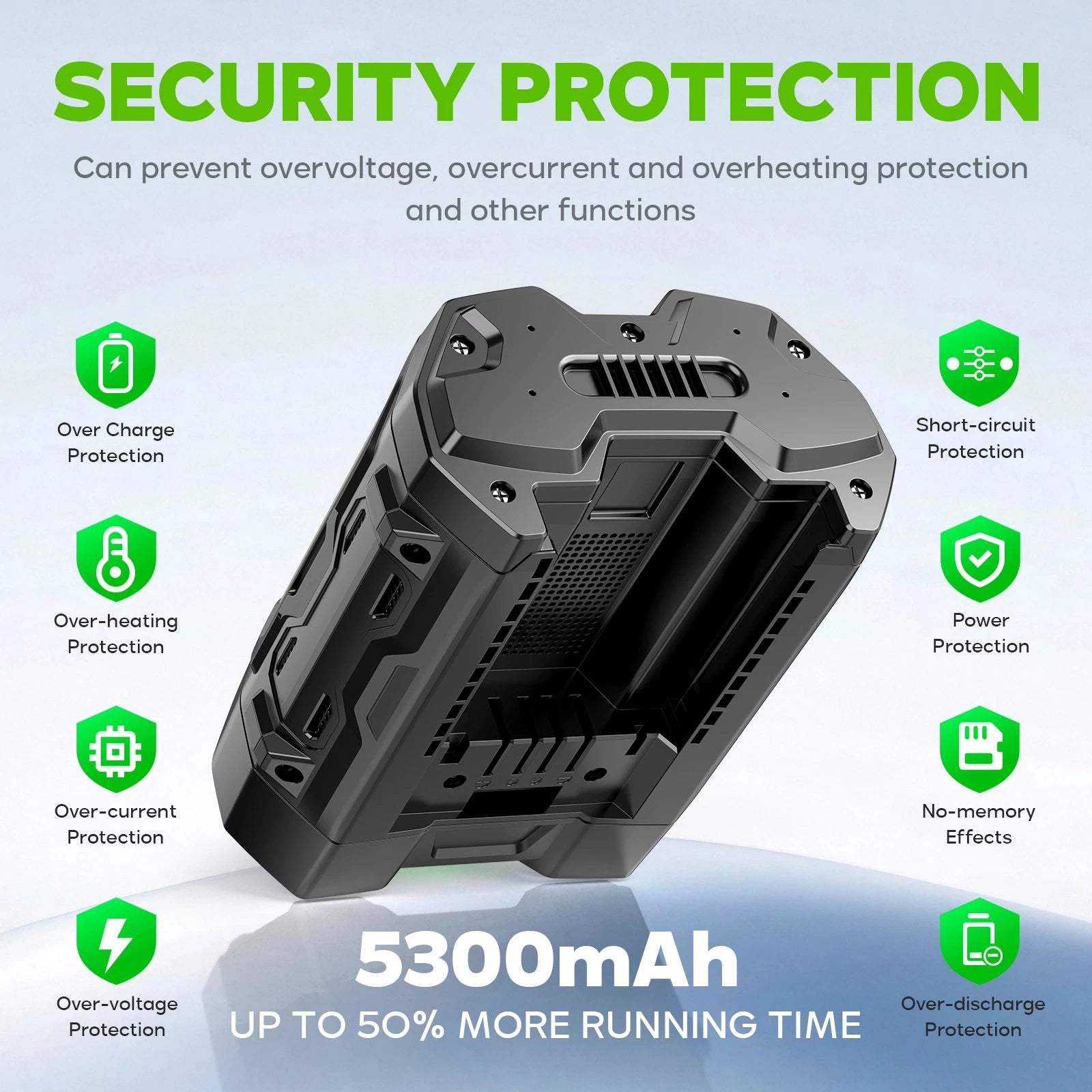 56V 5.3Ah Battery For EGO 56 Volt BA2800 BA1400 BA2800T BA4200 Power Tool