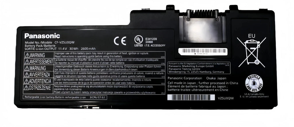 Genuine CF-VZSU0QW CF-20 Battery for Panasonic ToughBook Toughpad FZ-A2 Mk1 30WH