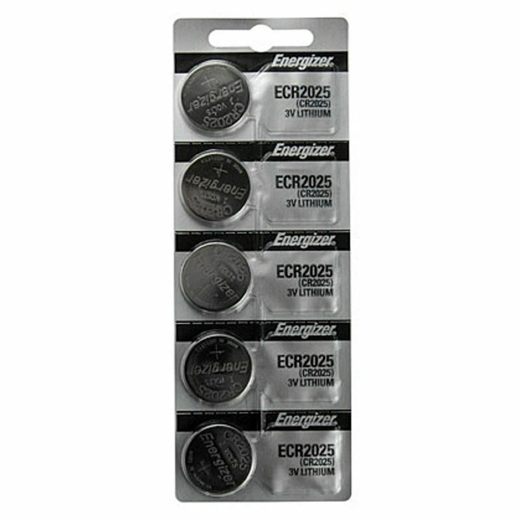 5 x FRESH Genuine Energizer CR2025 ECR2025 3V Coin Button Battery Fast Shipping