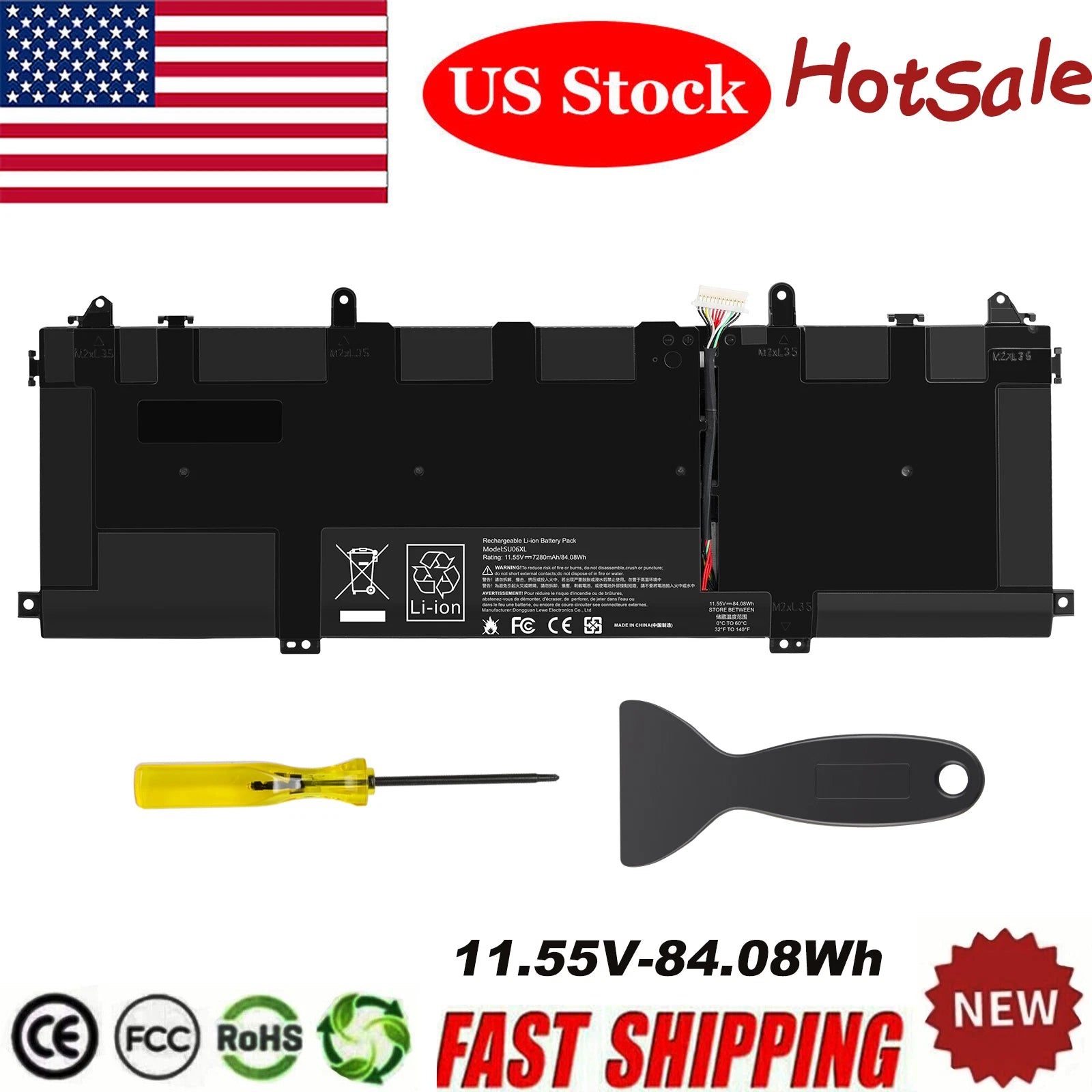 SU06XL Battery for HP Spectre X360 15-DF 15T-DF 15-DF0XXX 15-DF1XXX 15T-DF100