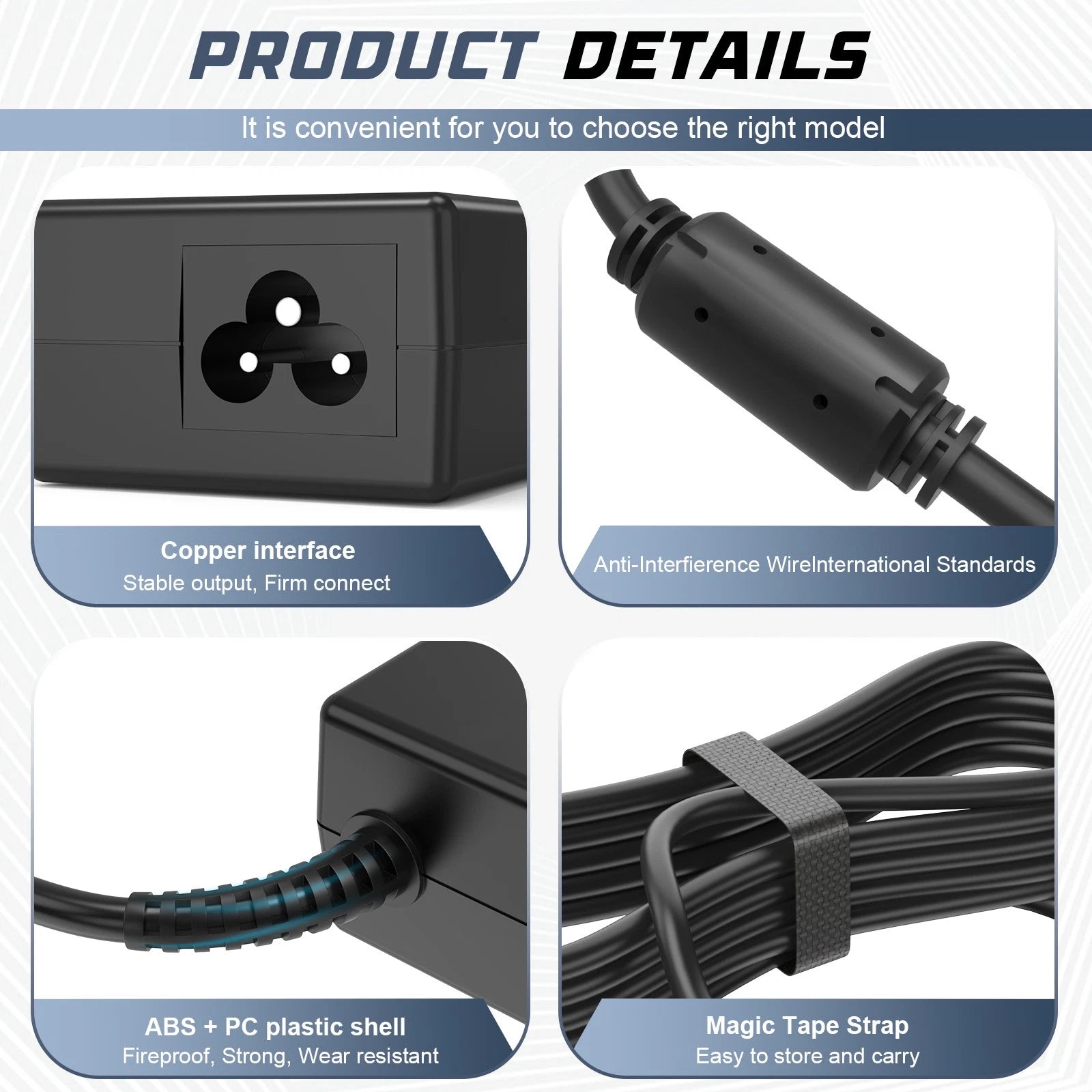 AC Adapter Charger For Lenovo Thinkpad 11e, Yoga 11e Chromebook Power Cord 65W