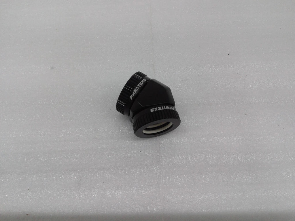 New Phanteks PH-A45_BK_16 16mm Hard Tube Adapter 45 Degree -Black