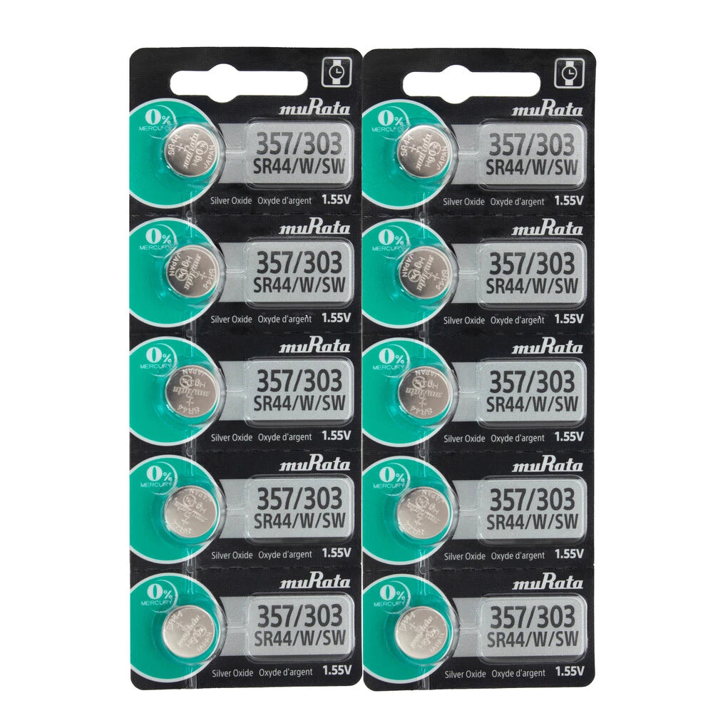 Murata Replaces Sony Silver Oxide 357 Watch Batteries x 10