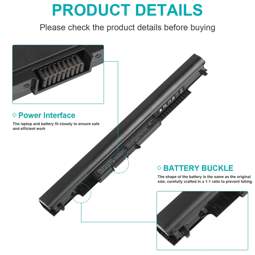 ?LOT 1-50 HS03 HS04 Laptop Battery For HP Spare 807612-421 807957-001 807956-001