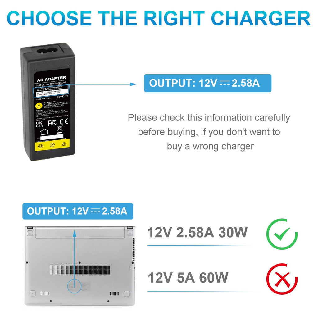 AC Adapter Power Charger For Microsoft Surface Pro 3 4 i5 i7 Pro 5 Laptop 1625