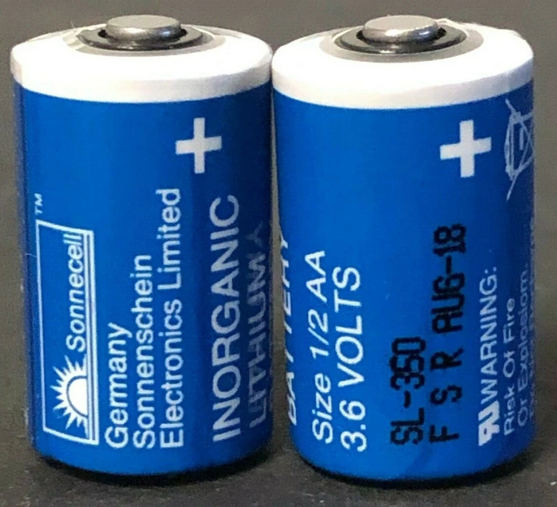 Brand New "2" Sonnenschein SL-350 3.6V 1000mAh 1/2AA Battery Varta Germany
