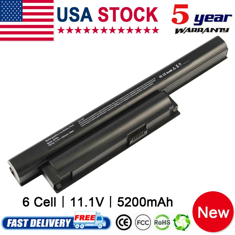 VGP-BPS22 VGP-BPS22A Battery for Sony battery VAIO E Series 5200mAh 6 Cell