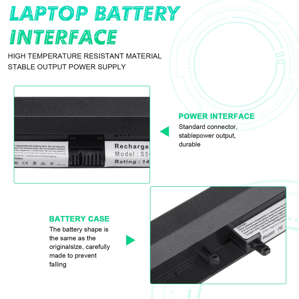 Battery For Lenovo S500 IdeaPad Flex 14 14M 15 15M L12L4A01 L12M4A01 L12S4E51