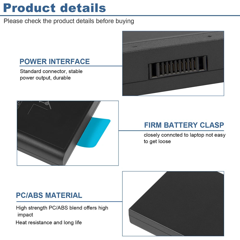 X8VWF Battery For Dell Latitude 5404 7404 5414 7414 E5404 E7404 4XKN5 5XT3V 6/9C
