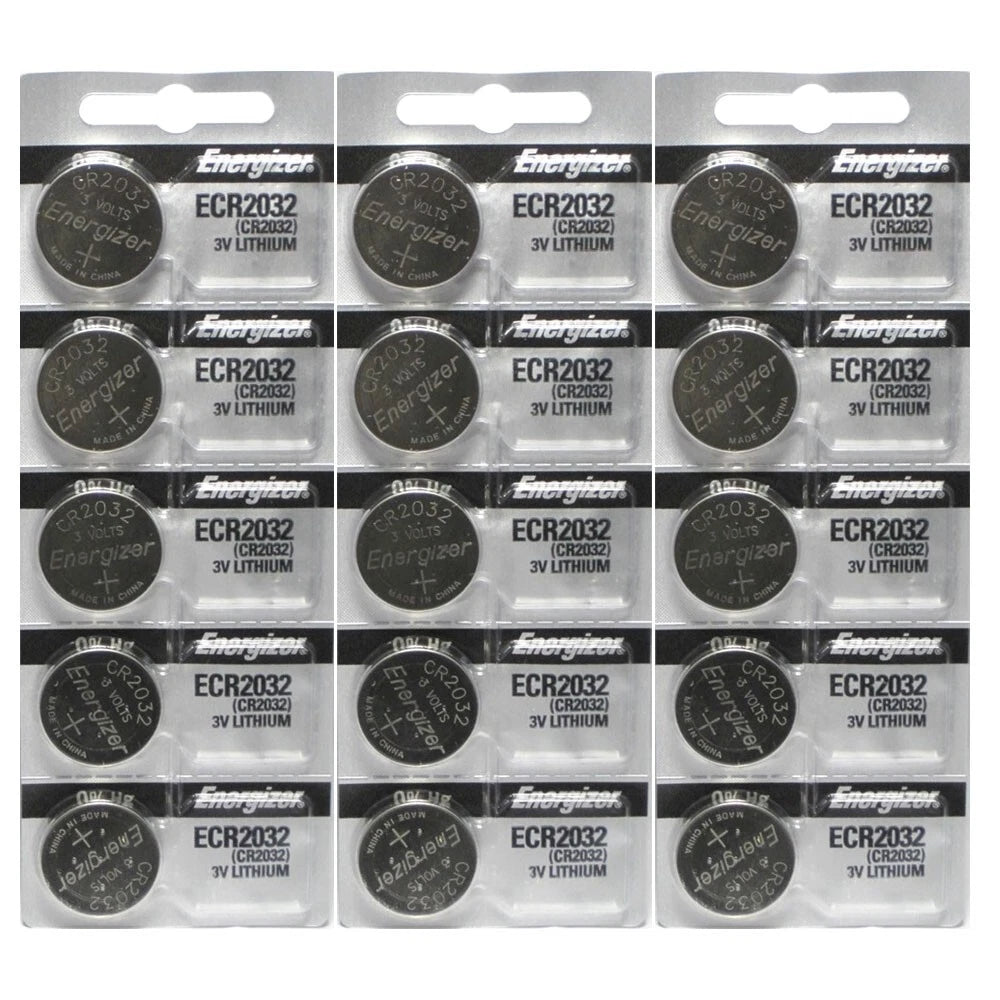 15 x CR2032 CR 2032 Energizer 3V Lithium Coin Cell Batteries