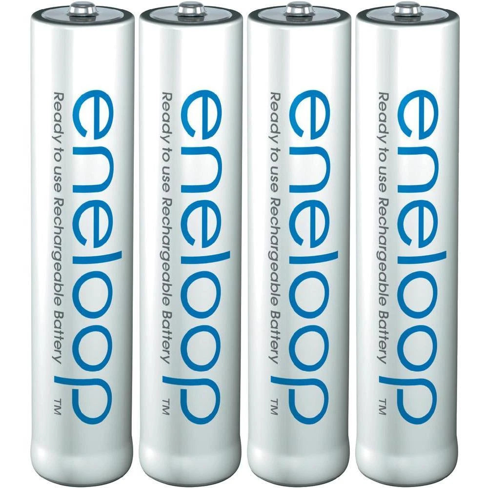 Panasonic Eneloop AAA 4 BK-4MMCE/4BE Rechargeable Batteries min 750 mAH