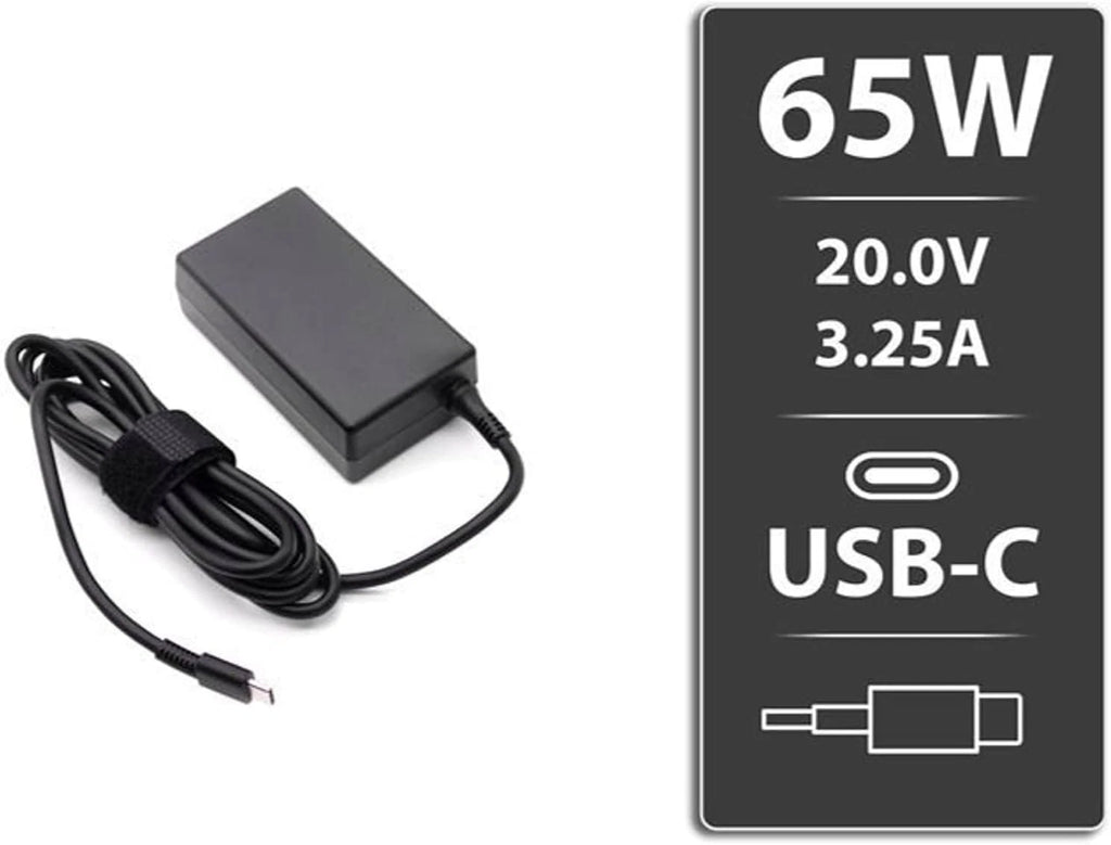 Genuine 65W USB-C Charger for HP EliteBook x360 L65505-003 L67440-001 TPN-DA20