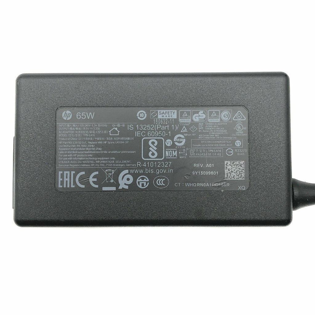 NEW Genuine 65W HP AC Adapter for EliteDesk 800 G4 G5 Desktop Mini DM PC w/Cord