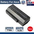 G73 Laptop Battery For ASUS G73JH G73JW G73j G73SW G53 G53S A42-G73 G73-52 77Wh