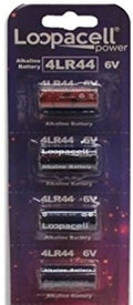 5 Pack Loopacell A544 PX28A 476A 4LR44 6V Battery Dog Collar Battery