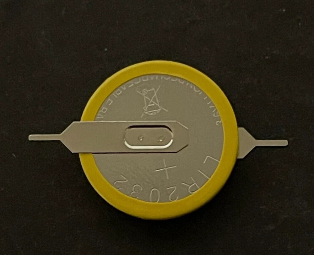 Brand New Li-ion Rechargeable LiR2032 Coin Cell Battery W/ Tabs