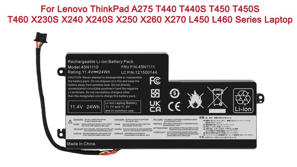 01AV459 Battery For Lenovo ThinkPad T440 T450 T450S T460 X240 X240S X250 X260 PC