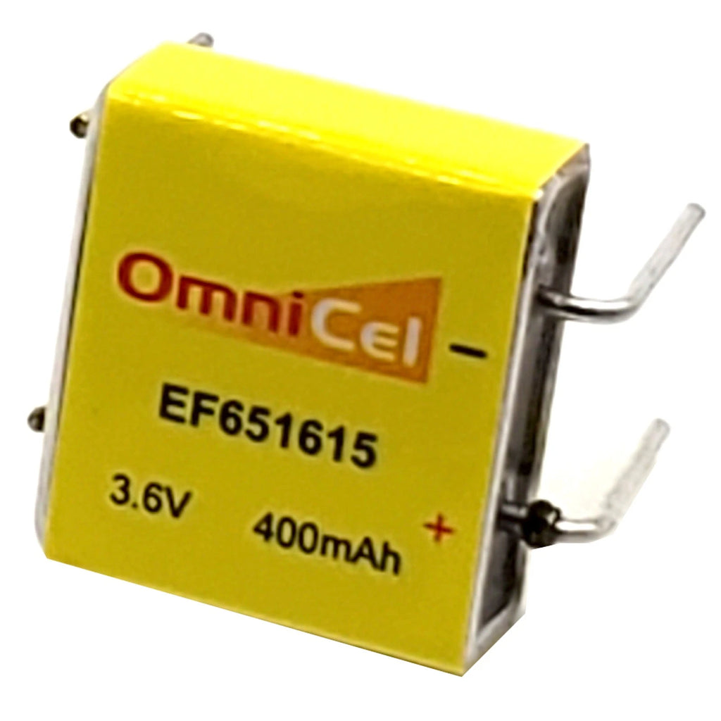 6x OmniCel ER651615 3.6V 400mAh Prismatic Lithium Battery BL-4PN Sensor Detector