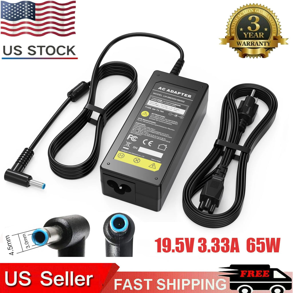 65W Power Adapter Charger For HP Envy 13 15 17 M6 HP Pavilion ENVY x360 Blue Tip