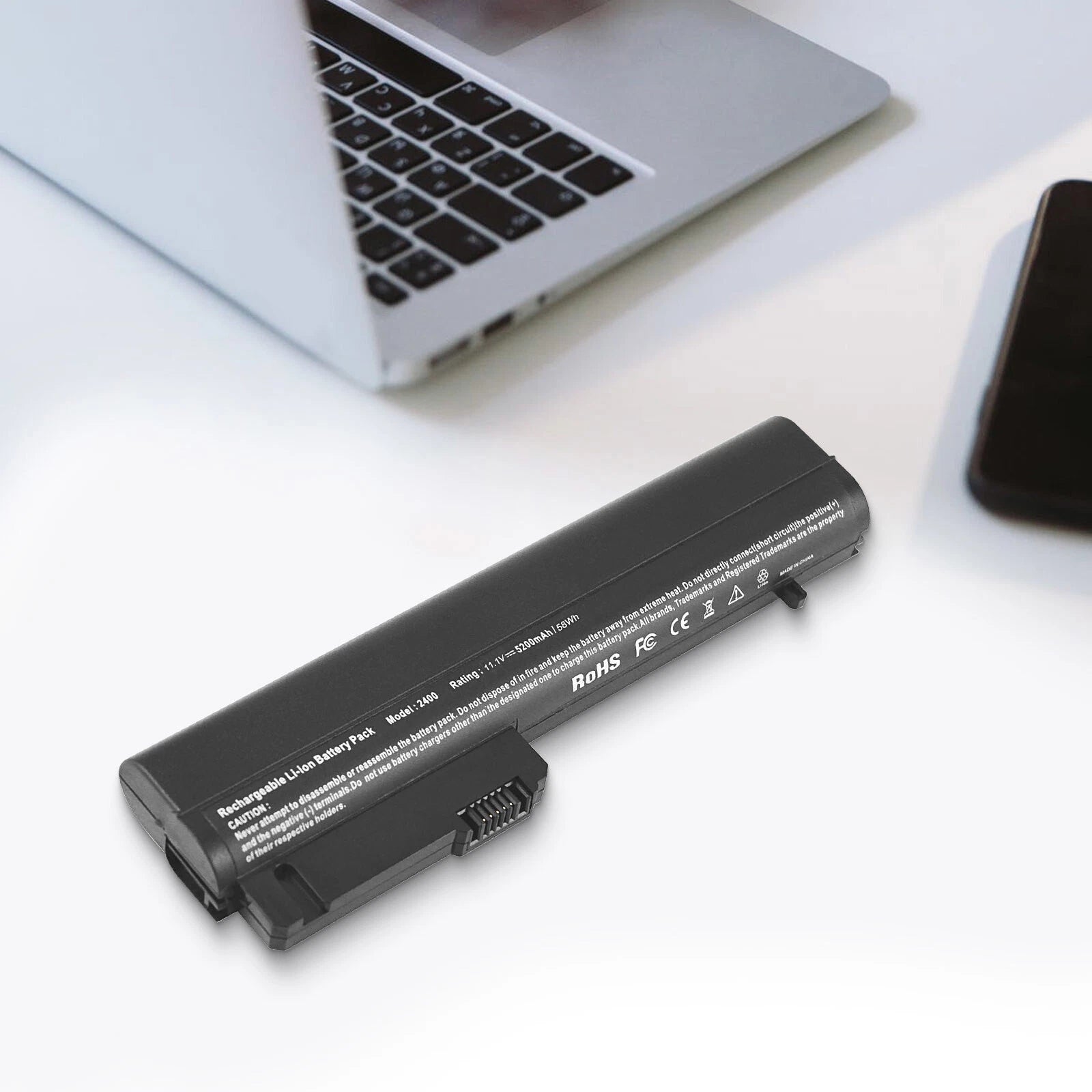 2530p Battery for HP EliteBook 2540p COMPAQ Business Notebook 2400 2510p nc2400