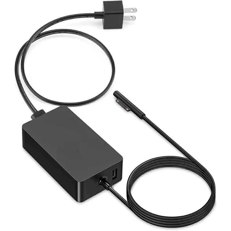 Surface Pro 6 5 4 3 Power Adapter AC Laptop Charger 44W 15V 2.58A New-Tech Cable