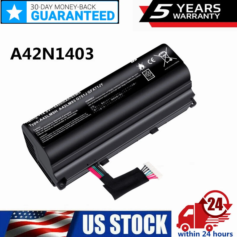 A42N1403 A42LM93 Battery for Asus ROG G751 G751J G751JL G751JT G751JY Series