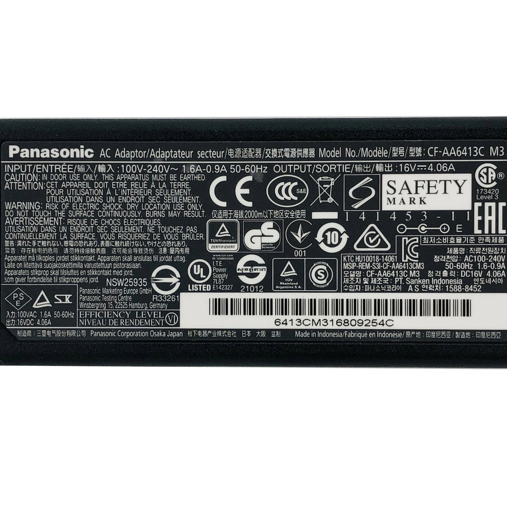 NEW Genuine Panasonic AC Adapter for Toughbook CF-SZ6 CF-SZ5 CF-LX6 Power Supply