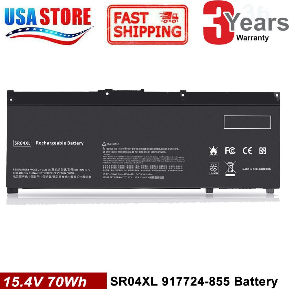 917724-855 Battery For HP Omen 15-ce000 15-dc0000 Pavilion 15-cb000 SR04XL