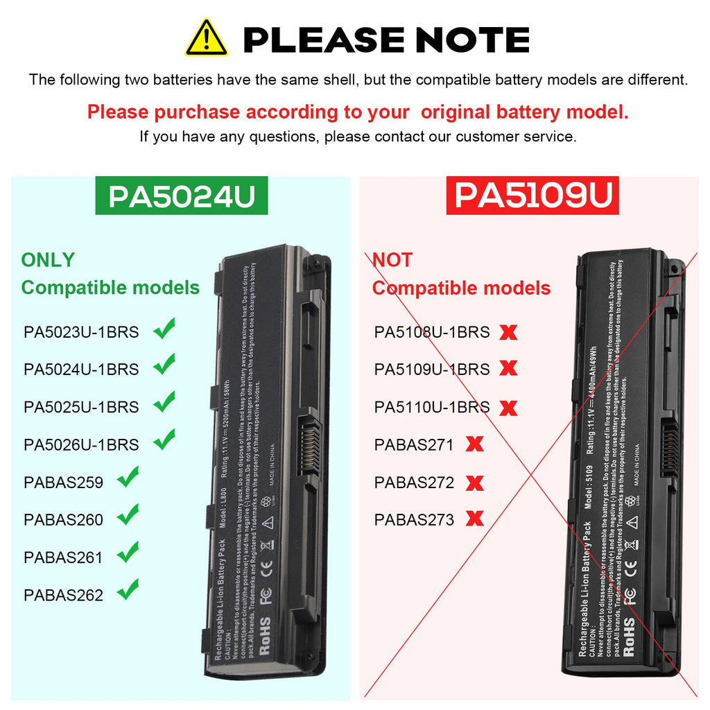 Battery For TOSHIBA Pa5025U1Brs Pa5026U Pa5026U1Brs Pa5027U Pa5027U1Brs