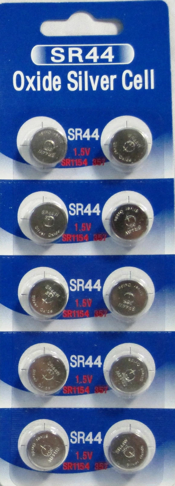 10 Pk 357 303 SR44 SR44SW SR44W EPX76 LR44 AG13 A76 LR1154 675A A76 Battery